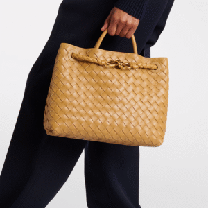 Bottega Veneta : Andiamo Intrecciato Medium leather tote bag