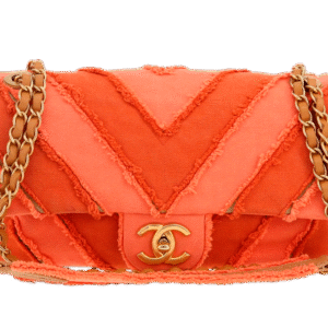 Chanel  CHANEL 2017 Chevron Patchwork Flap shoulder bag